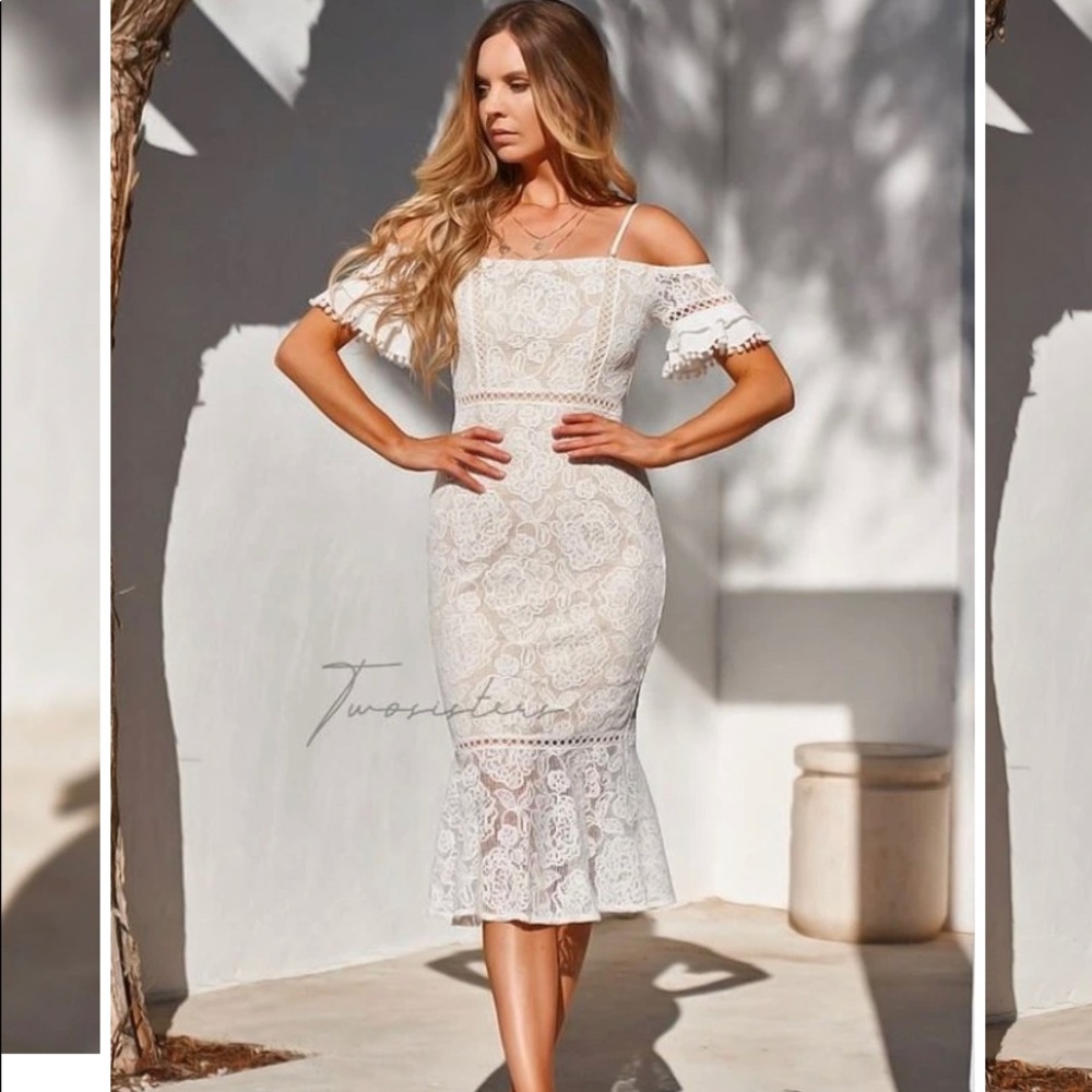 White Jaus Erica Dress (like new)